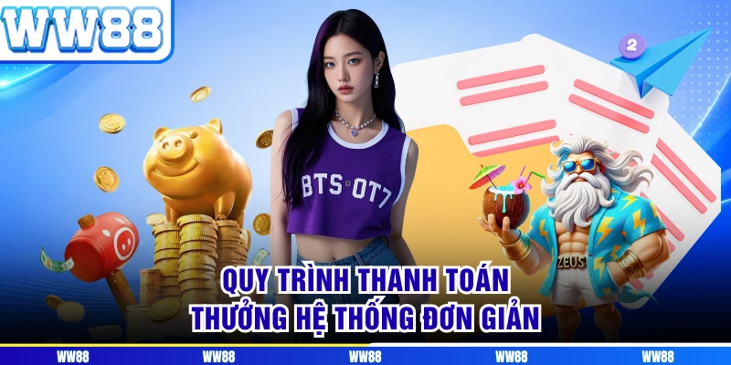 Quy trình thanh toán thưởng hệ thống đơn giản