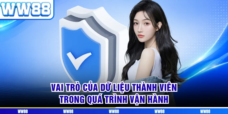 Vai trò của dữ liệu thành viên trong quá trình vận hành